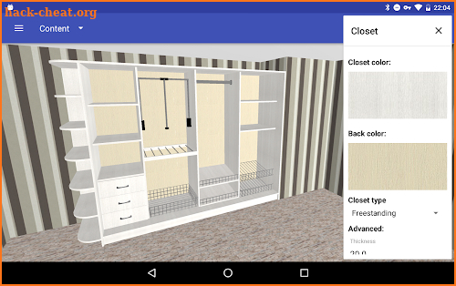 Closet Planner 3D screenshot