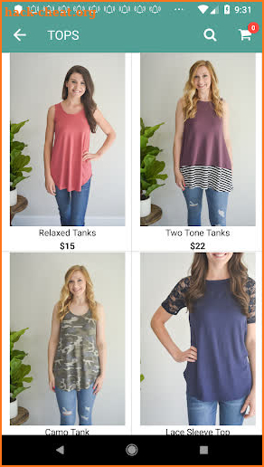 Clothed in Grace Boutique screenshot