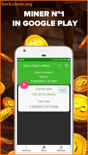 Cloud Bitcoin Miner - Remote Bitcoin Mining screenshot