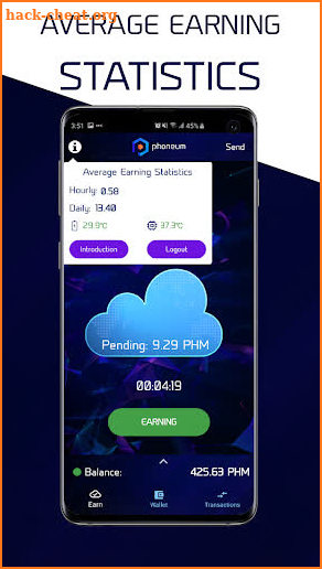 Cloud Earning PHM screenshot
