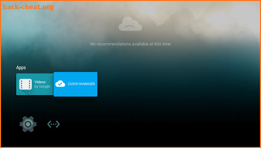 Cloud Manager screenshot