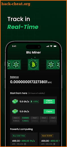 Cloud Mining Lite screenshot