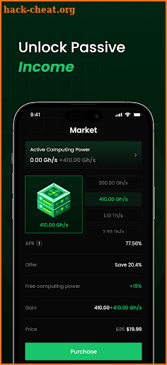 Cloud Mining Lite screenshot