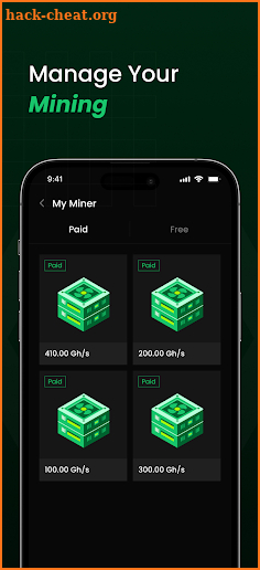 Cloud Mining Lite screenshot
