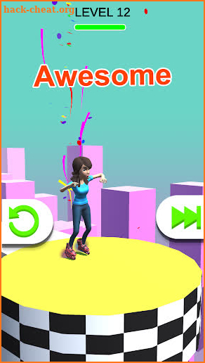 Cloud Skate Roller Game screenshot