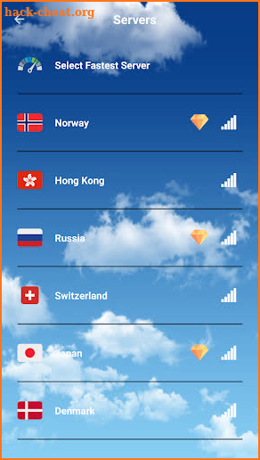 Cloud VPN screenshot