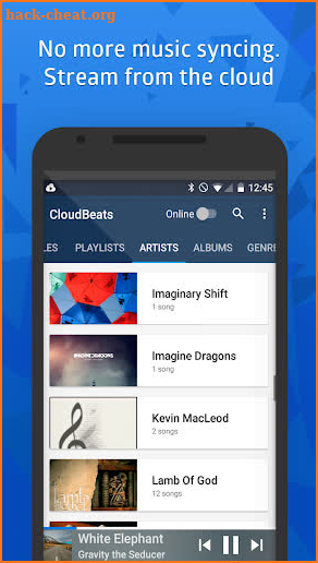 CloudBeats - offline & cloud music player screenshot