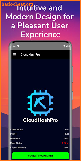 CloudHashPro - ETH Mining App screenshot