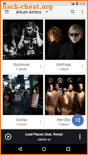 CloudPlayer™ Platinum cloud music player screenshot