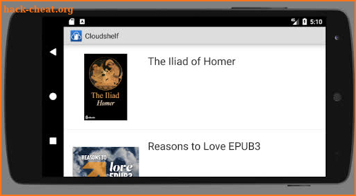 Cloudshelf Reader screenshot