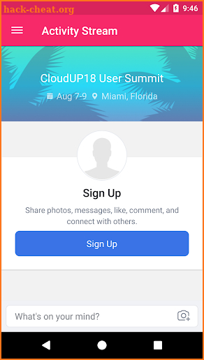 CloudUP User Summit screenshot