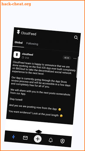 CloutFeed screenshot