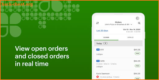 Clover Go G2 - Dashboard & POS screenshot