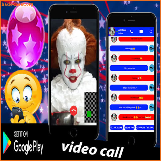 Clown Call Me ! Creepy Fake Video Call screenshot