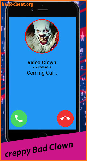 Clown Call Me ! Creepy Fake Video Call screenshot