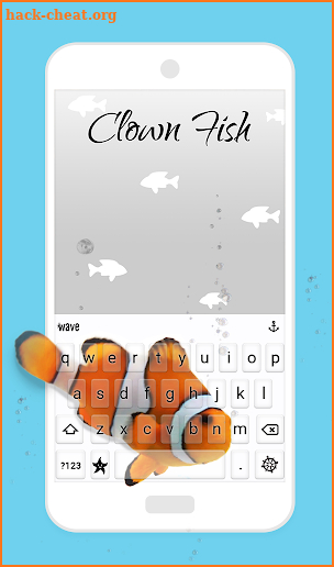 Clown Fish Animated Keyboard & Live Wallpaper screenshot