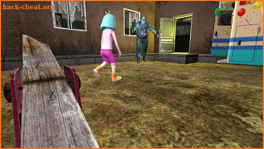 clown head haunted house granny game clown games screenshot