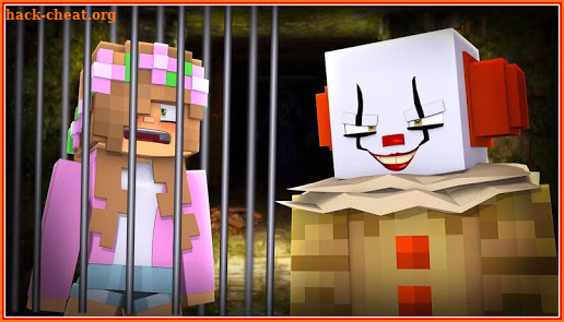 Clown Pennywise skins. IT mod for MCPE screenshot
