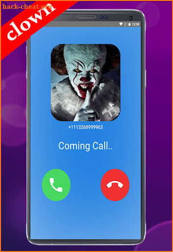 clown’s pennywise chat video & call clownell screenshot