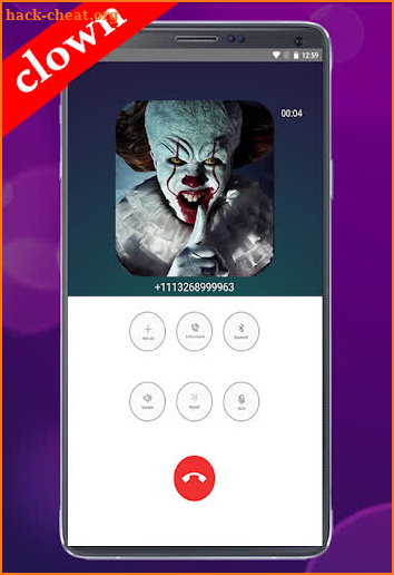 clown’s pennywise chat video & call clownell screenshot