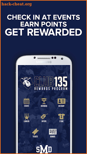 CLUB 135 REWARDS PROGRAM screenshot