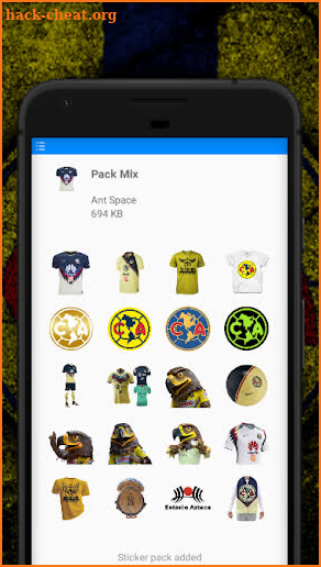 Club América Stickers para WhatsApp  WAStickerApps screenshot