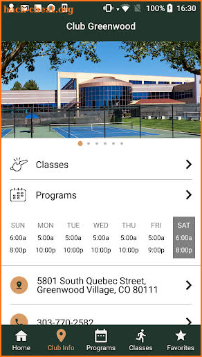 Club Greenwood App screenshot