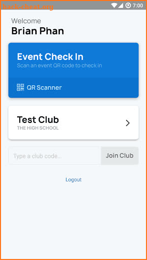 Club Hours: Volunteer Tracking screenshot