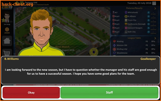 Club Soccer Director 2019 screenshot