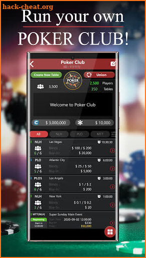 ClubGG Poker screenshot