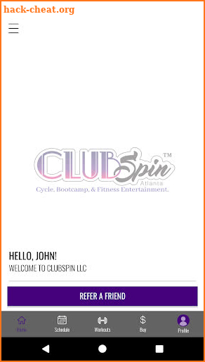 ClubSPIN Atlanta screenshot