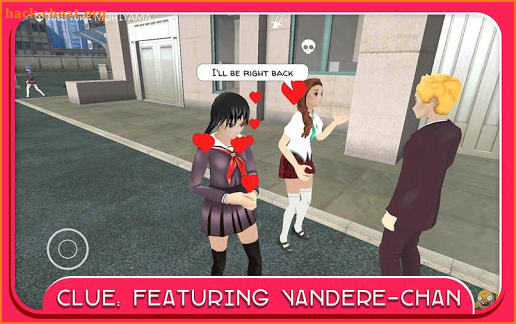 Clue: ❤️yandere senpai Game screenshot