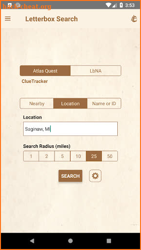 Clue Tracker for Letterboxing screenshot