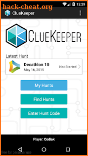 ClueKeeper screenshot