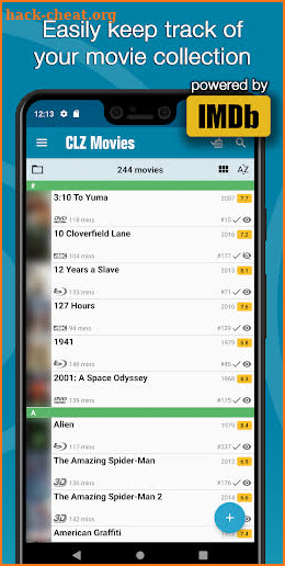 CLZ Movies - catalog your DVD / Blu-ray collection screenshot