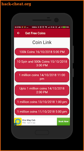 CM Free Coin & Spin Links screenshot