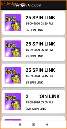 CM SPIN  LINK screenshot