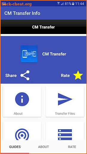 CM Transfer Tip screenshot