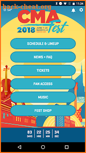CMA Music Festival 2018 screenshot