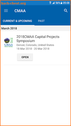CMAA Conference App screenshot