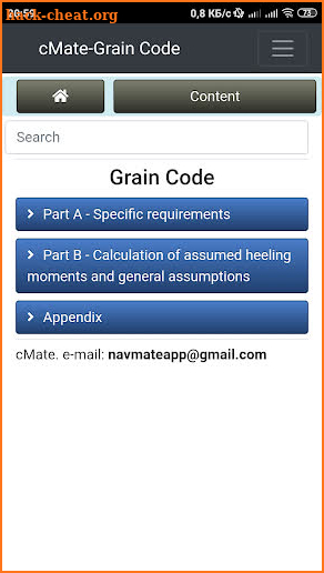 cMate-Grain Code screenshot