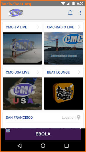 CMC California Music Channel screenshot
