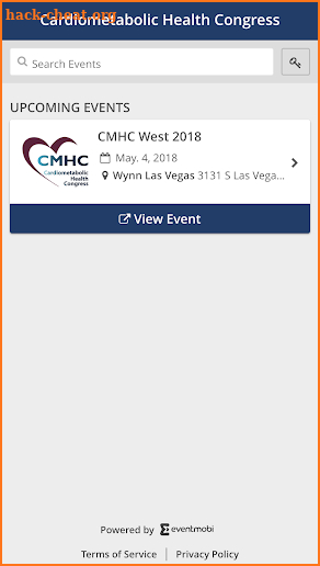 CMHC Events screenshot