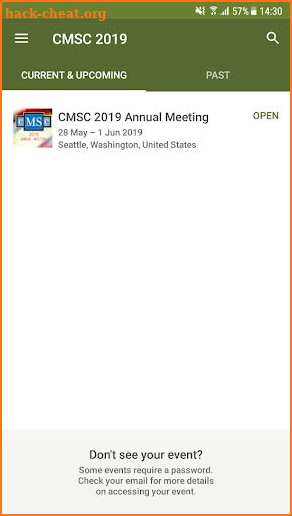 CMSC 2019 Annual Meeting screenshot