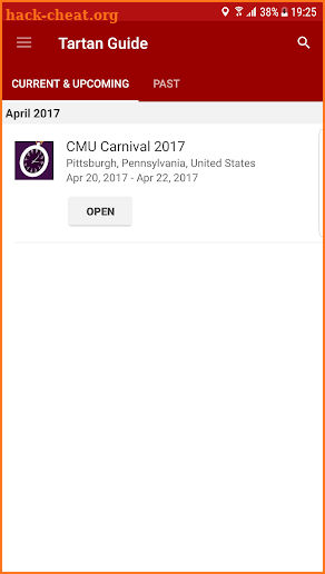 CMU Alumni Assoc. Tartan Guide screenshot