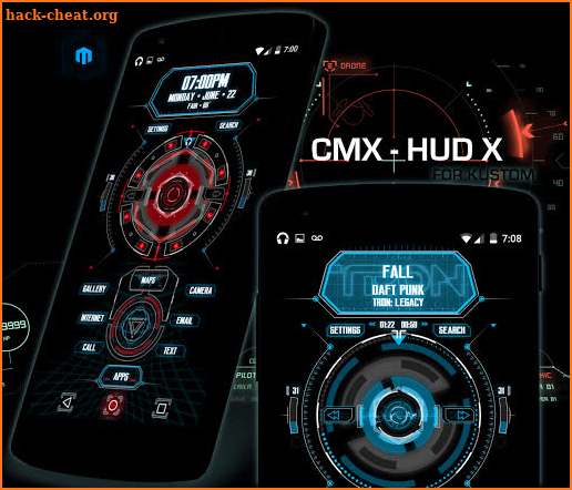 CMX - HUD X  · KLWP Theme screenshot