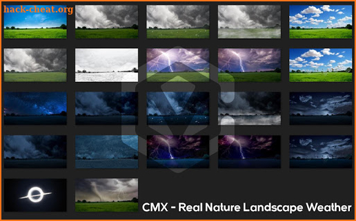 CMX - Real Nature Landscape Weather Komponent KLWP screenshot