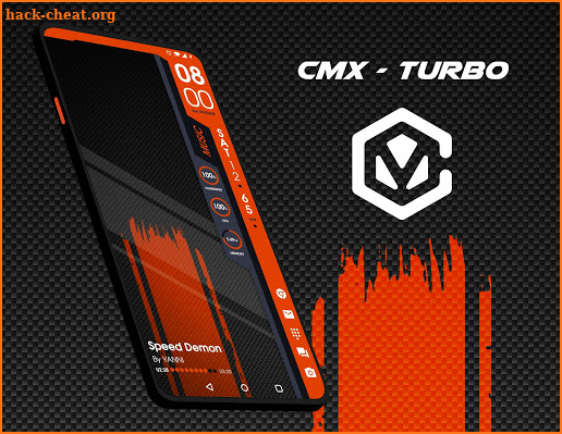 CMX - Turbo · KLWP Theme screenshot