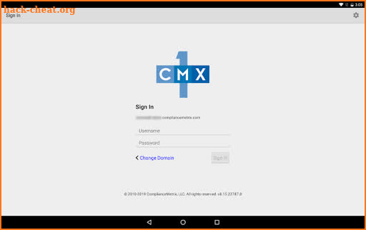 CMX1 screenshot