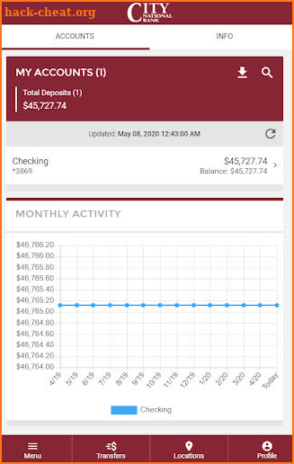 CNB-Metro Mobile Banking screenshot